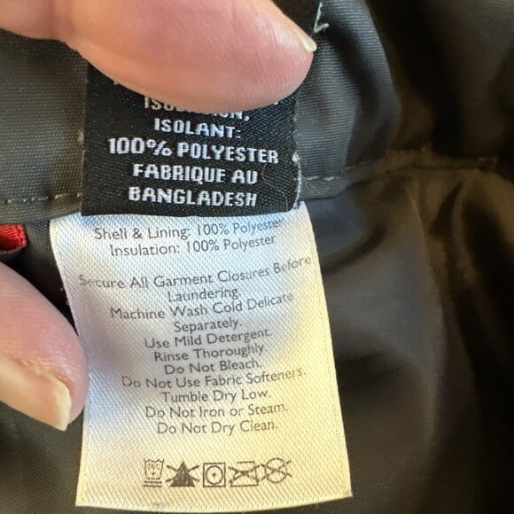 Eddie Bauer Mens Black Weatheredge Pants Large Insulated Ski Snow boarding READ - Picture 10 of 13